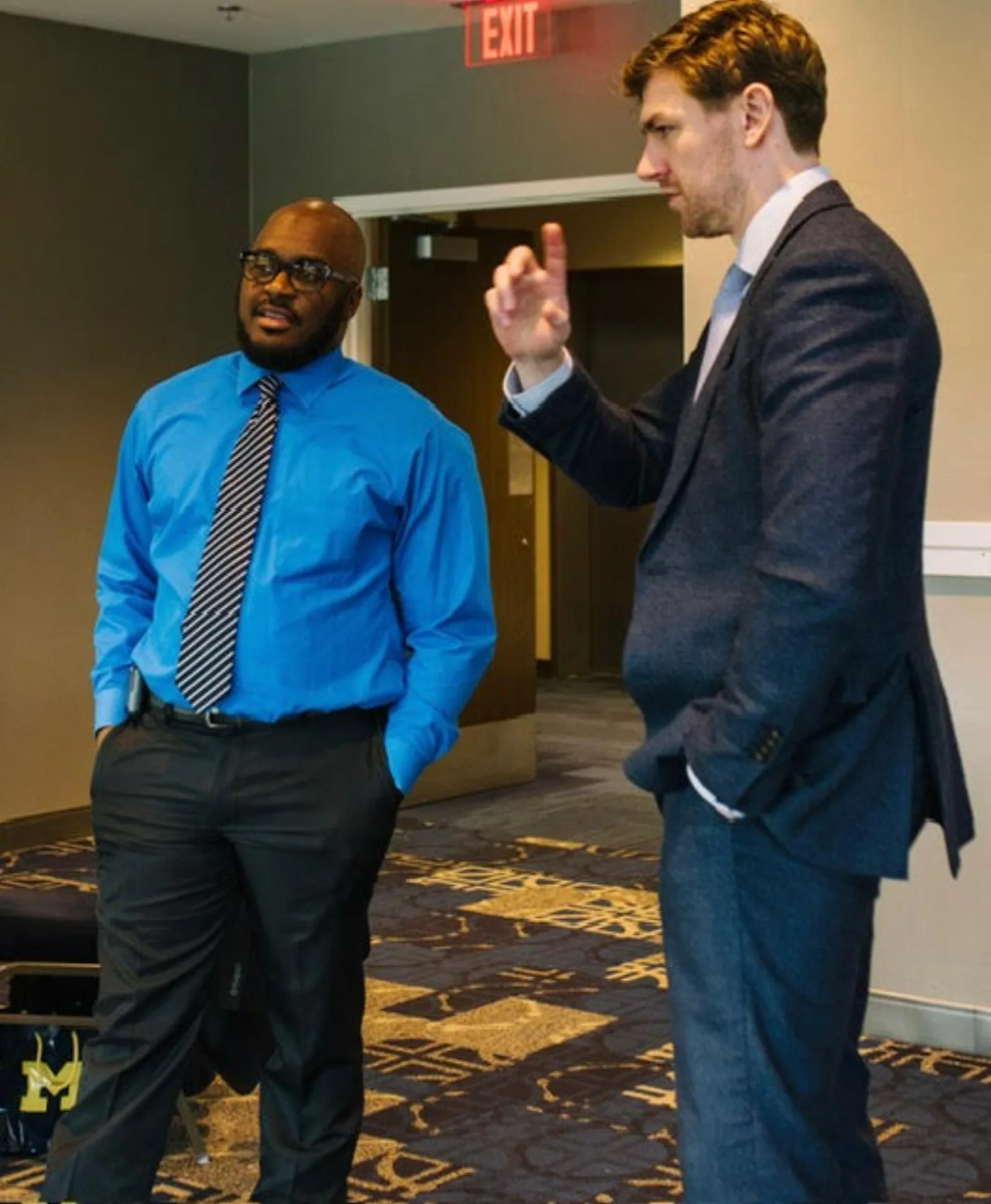 Dr. Alton Johnson at a University of Michigan event